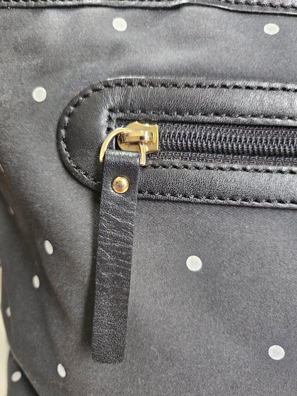 Kate Spade Black Polka Dot Tote Bag - Picture 9 of 14